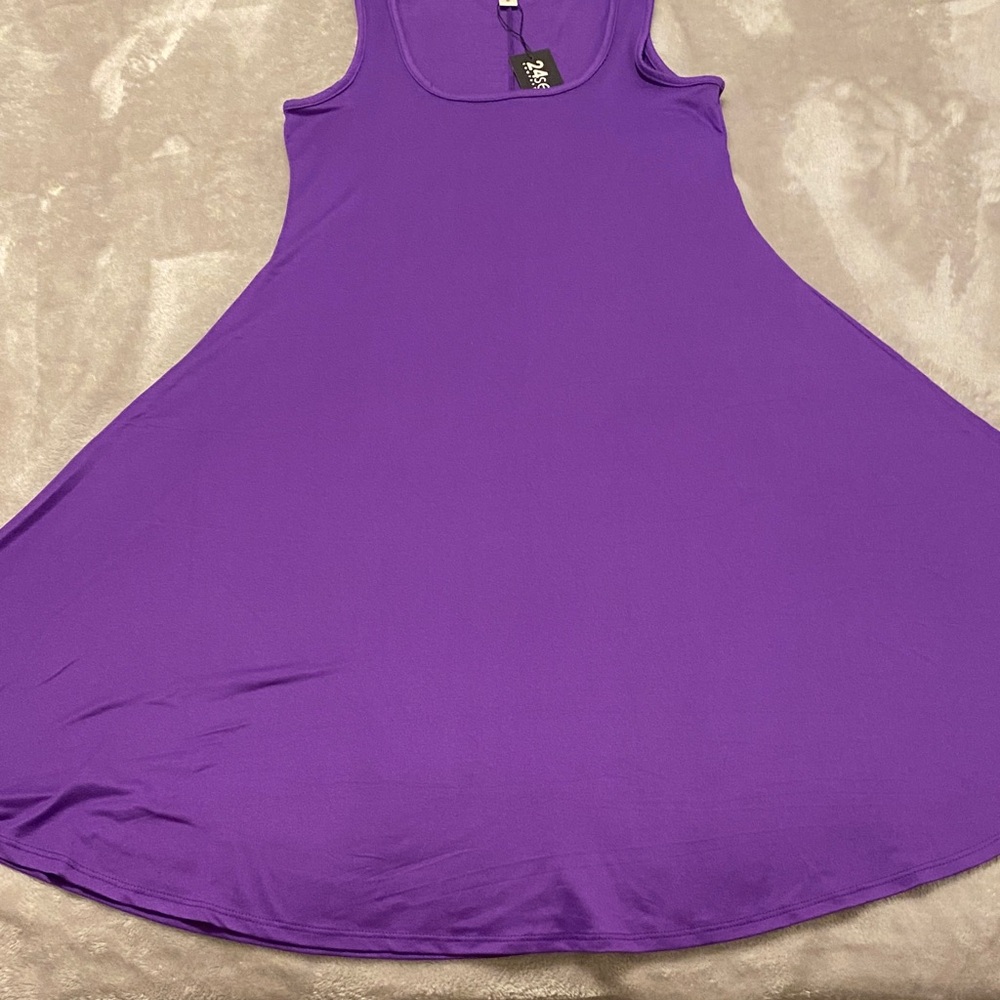Soft Purple Midi Dress